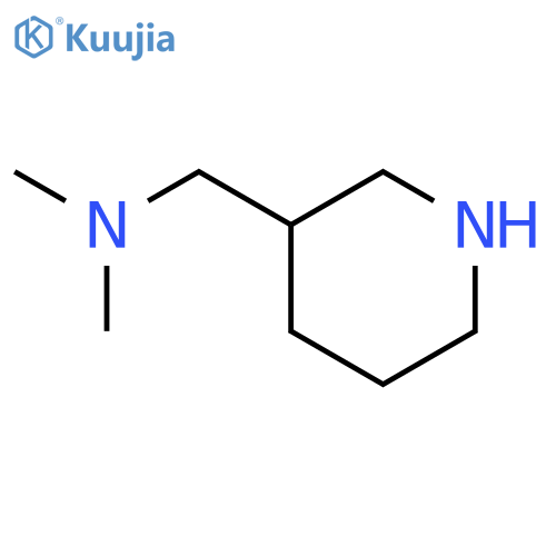 N,N-Dimethyl-1-piperidin-3-ylmethanamine structure