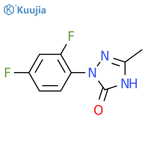 3H-1,2,4-Triazol-3-one, 2-(2,4-difluorophenyl)-2,4-dihydro-5-methyl- structure