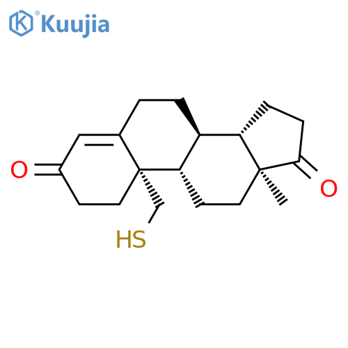 Androst-4-ene-3,17-dione,19-mercapto- (9CI) structure