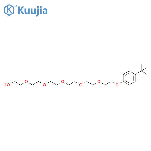 3,6,9,12,15-Pentaoxaheptadecan-1-ol,17-[4-(1,1-dimethylethyl)phenoxy]- structure