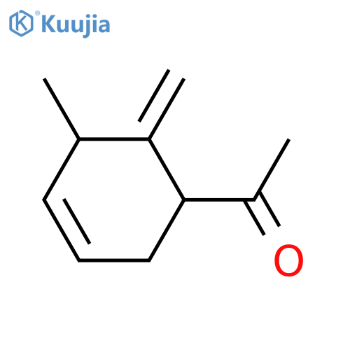 Ethanone,1-(5-methyl-6-methylene-3-cyclohexen-1-yl)- structure