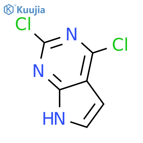 2,4-Dichloro-7H-pyrrolo[2,3-d]pyrimidine structure