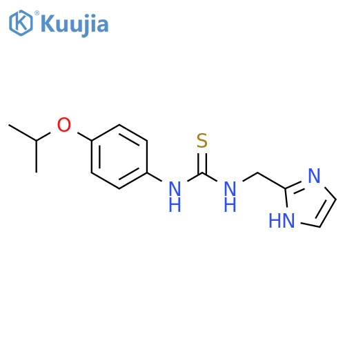 Thiourea, N-(1H-imidazol-2-ylmethyl)-N'-[4-(1-methylethoxy)phenyl]- structure