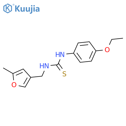 Thiourea, N-(4-ethoxyphenyl)-N'-[(5-methyl-3-furanyl)methyl]- structure