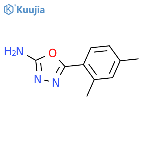 5-(2,4-Dimethylphenyl)-1,3,4-oxadiazol-2-amine structure