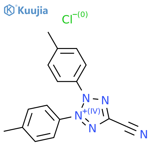 5-Cyano-2,3-di-p-tolyltetrazolium Chloride structure