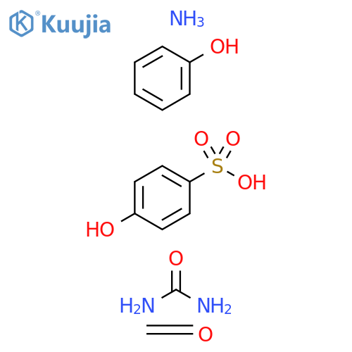 Benzenesulfonic acid, 4-hydroxy-, reaction products with formaldehyde, phenol and urea, ammonium salts structure