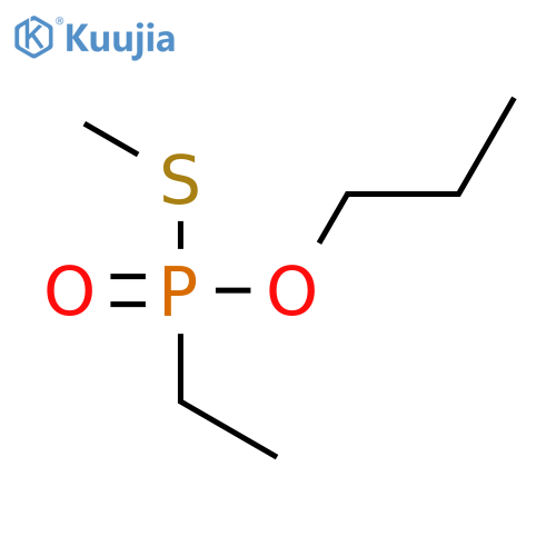 S-methyl O-propyl ethylphosphonothioate structure