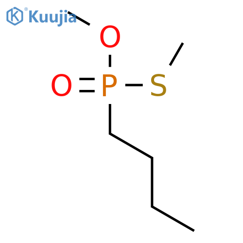 O,S-dimethyl butylphosphonothioate structure