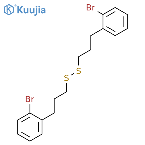 Disulfide, bis[3-(2-bromophenyl)propyl] structure