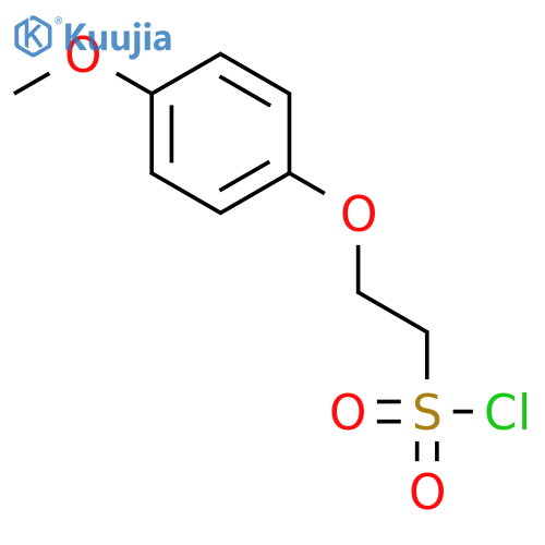 2-(4-methoxyphenoxy)ethanesulfonyl chloride structure