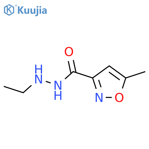 3-Isoxazolecarboxylicacid, 5-methyl-, 2-ethylhydrazide structure