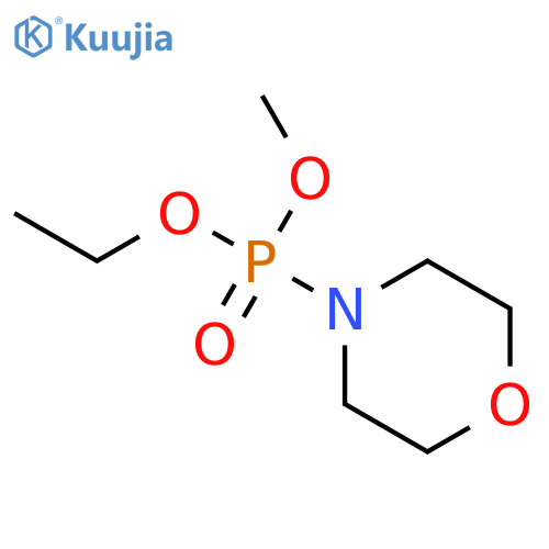 Phosphonic acid, morpholino-, ethyl methyl ester structure