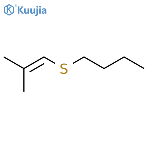 Butane, 1-[(2-methyl-1-propenyl)thio]- structure