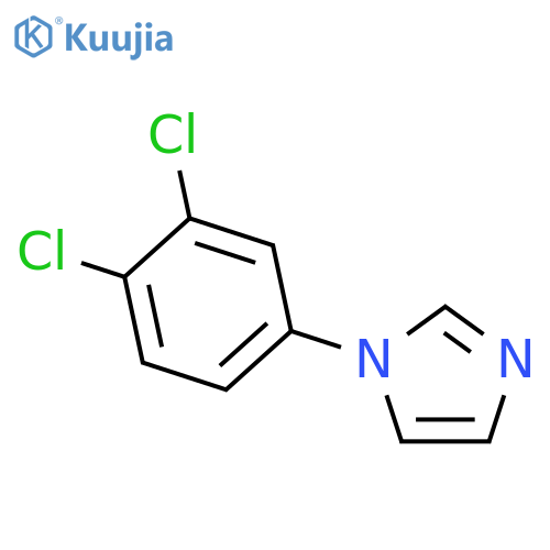 1H-IMIDAZOLE, 1-(3,4-DICHLOROPHENYL)- structure