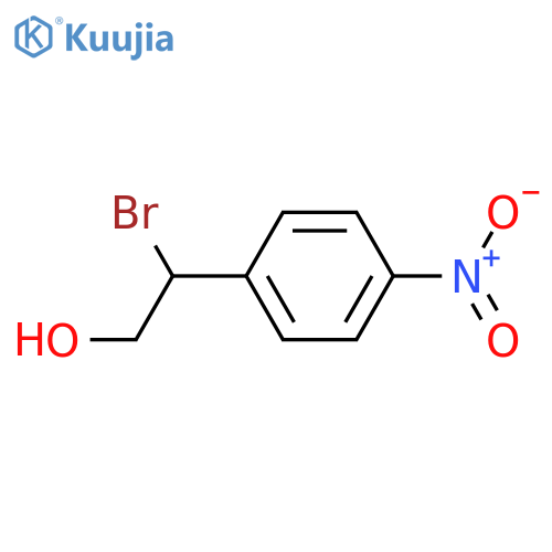 Benzeneethanol, β-bromo-4-nitro- structure