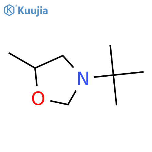 3-tert-butyl-5-methyl-1,3-oxazolidine structure