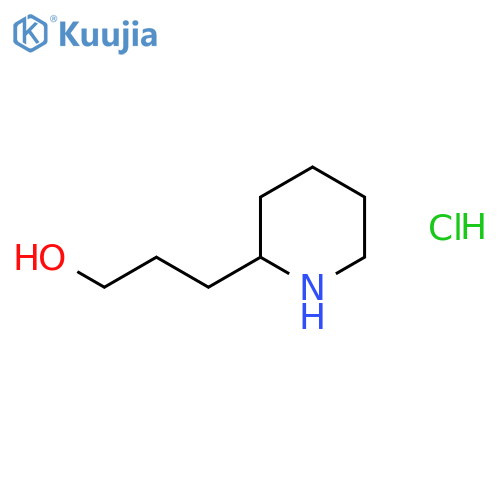 3-(2-Piperidyl)-1-propanol Hydrochloride structure