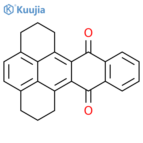 1,2,3,6,7,8-Hexahydrodibenzode,qrnaphthacene-9,14-dione structure