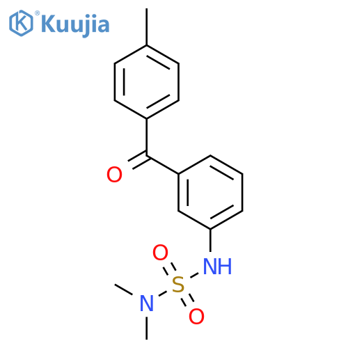 SULFAMIDE, N,N-DIMETHYL-N'-[3-(4-METHYLBENZOYL)PHENYL]- structure