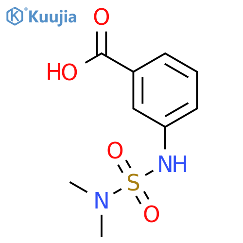 Benzoic acid, 3-[[(dimethylamino)sulfonyl]amino]- structure