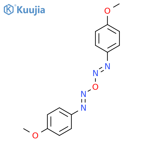 Diazene, 1,1'-oxybis[2-(4-methoxyphenyl)- structure