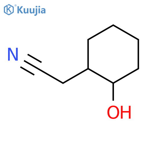2-(2-hydroxycyclohexyl)acetonitrile structure