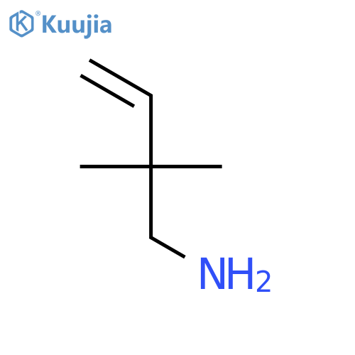 2,2-dimethylbut-3-en-1-amine structure