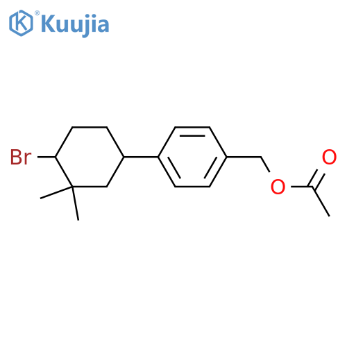 10-Bromo-11,14-cyclo-1,3,5-bisabolatrien-15-ol; Ac structure