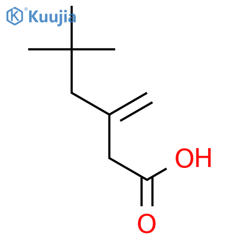 Hexanoic acid, 5,5-dimethyl-3-methylene- structure