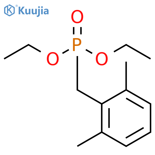 Diethyl (2,6-Dimethylphenyl)methylphosphonate structure