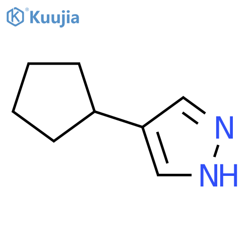 4-Cyclopentyl-1H-Pyrazole structure
