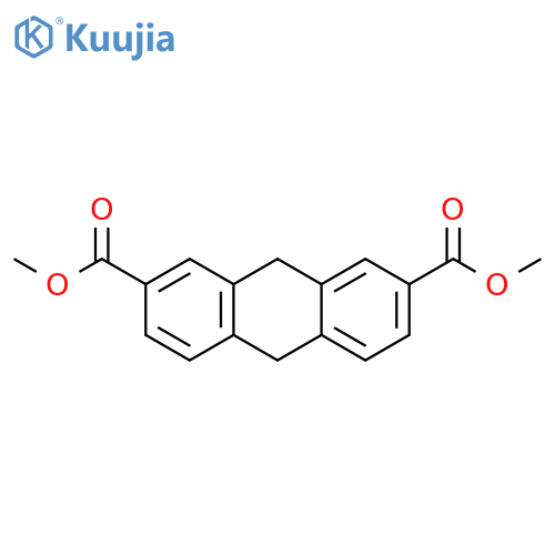 2,7-Anthracenedicarboxylic acid, 9,10-dihydro-, dimethyl ester structure