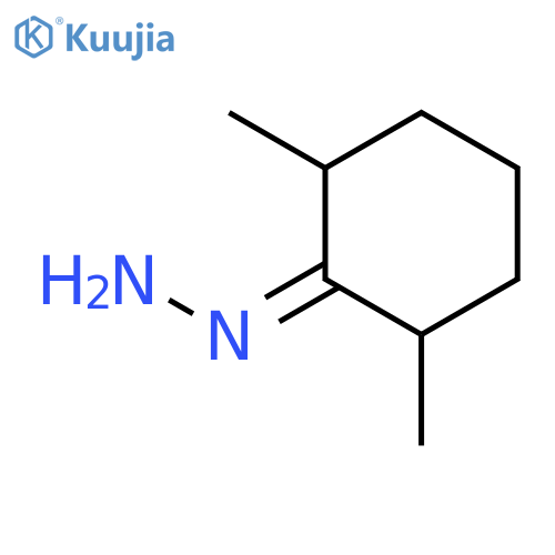 Cyclohexanone, 2,6-dimethyl-, hydrazone structure