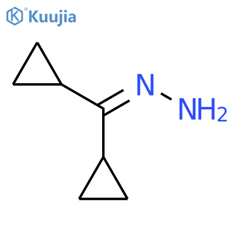Methanone, dicyclopropyl-, hydrazone structure