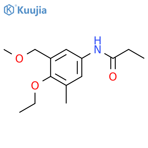 Propanamide, N-[4-ethoxy-3-(methoxymethyl)-5-methylphenyl]- structure