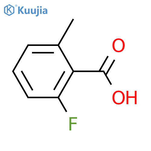 2-Fluoro-6-methylbenzoic acid structure