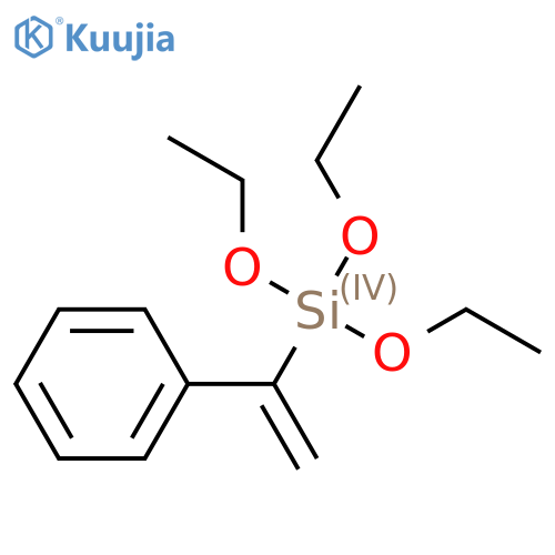 Silane, triethoxy(1-phenylethenyl)- structure
