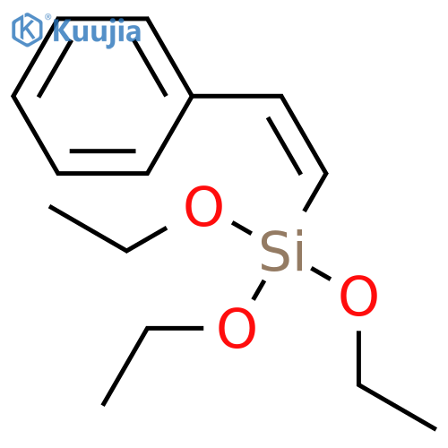 Silane, triethoxy[(1Z)-2-phenylethenyl]- structure
