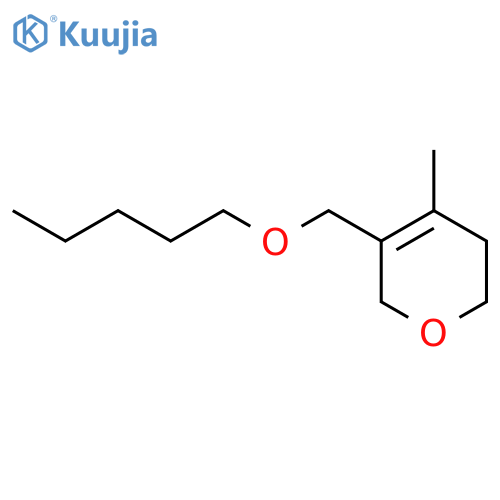 2H-PYRAN, 3,6-DIHYDRO-4-METHYL-5-[(PENTYLOXY)METHYL]- structure