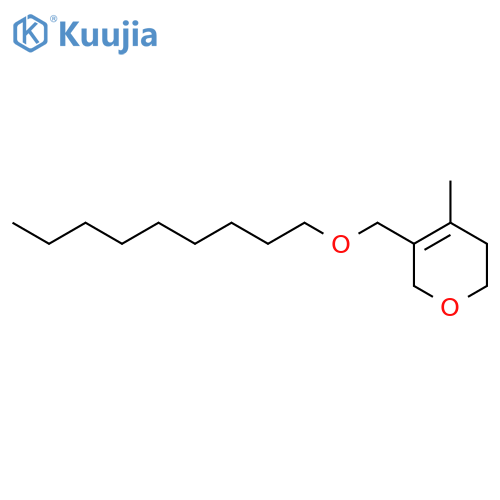 2H-PYRAN, 3,6-DIHYDRO-4-METHYL-5-[(NONYLOXY)METHYL]- structure
