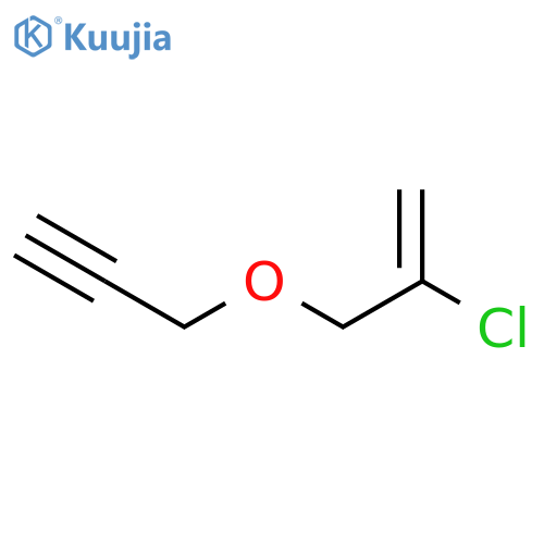 1-Propene, 2-chloro-3-(2-propynyloxy)- structure