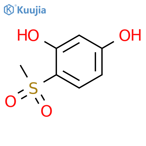 4-(Methanesulfonyl)benzene-1,3-diol structure