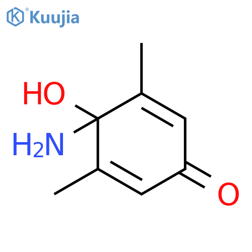 2,5-Cyclohexadien-1-one, 4-amino-4-hydroxy-3,5-dimethyl- structure