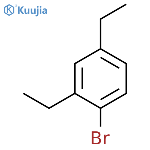Benzene, 1-bromo-2,4-diethyl- structure