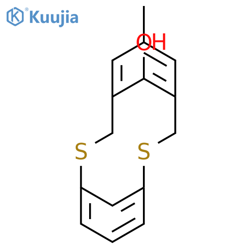 2,10-DITHIATRICYCLO[9.3.1.14,8]HEXADECA-1(15),4,6,8(16),11,13-HEXAEN-16-OL, 6-METHYL- structure