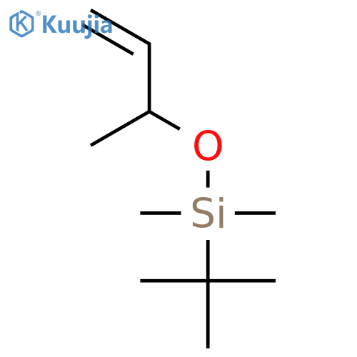 Silane, (1,1-dimethylethyl)dimethyl[(1-methyl-2-propenyl)oxy]- structure