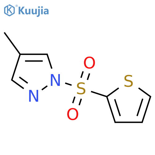4-Methyl-1-(thiophene-2-sulfonyl)-1H-pyrazole structure