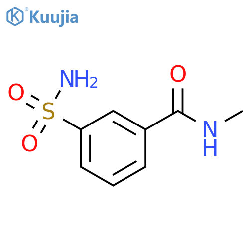 N-methyl-3-sulfamoylbenzamide structure