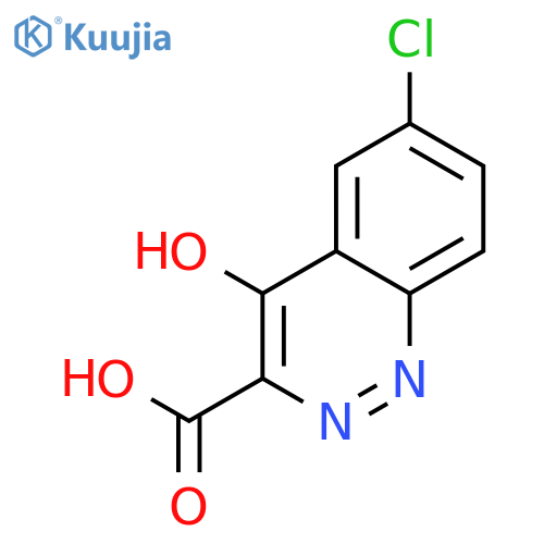 6-chloro-4-hydroxy-3-Cinnolinecarboxylic acid structure